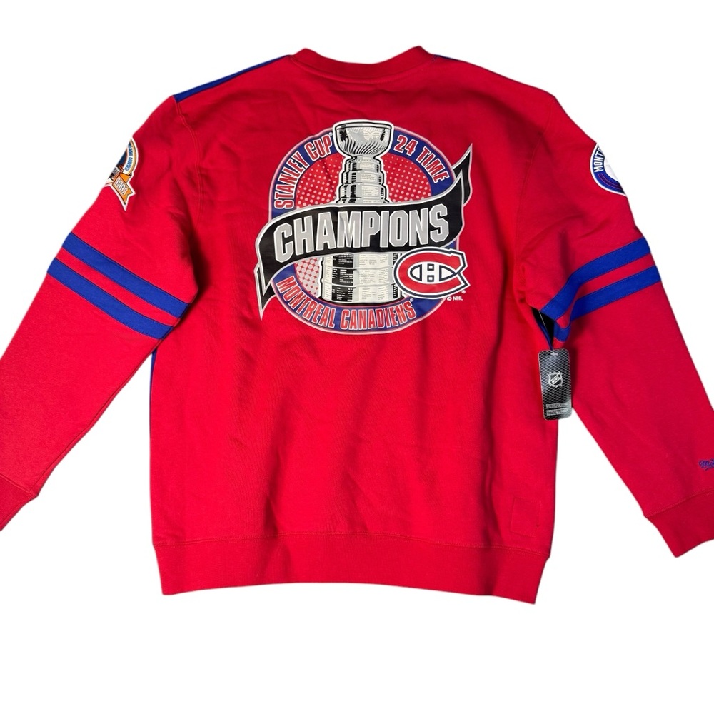 Mitchell and Ness Montreal Canadiens NHL Sweatshirt XL MSRP $110 NWT - Picture 2 of 6